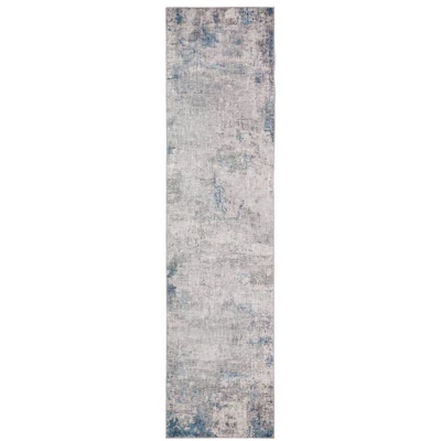 Marcel Distressed Abstract Area Rug Gray/Blue - Captiv8e Designs 9 Marcel Distressed Abstract Area Rug Gray/Blue - Captiv8e Designs - Image 9