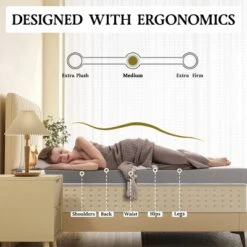 Dyonery 3" Twin XL Size Extra Firm Mattress Topper,High-Density Foam Mattress Pad With Removable Cover,No Smell,for Back Pain Relieving, 80'' X 60" -Bedding Discounts GUEST 923a0aba 4b67 4e31 9974 972261701c38 1