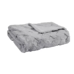 50"x60" Jane Luxury Basketweave Faux Fur Throw Blanket -Bedding Discounts GUEST 92f18969 91b7 4392 b31f 1f40891cfe39