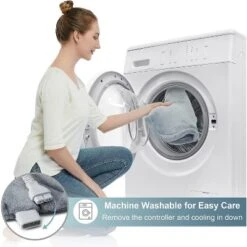 Heating Pad For Neck And Shoulders, 22"x19" Weighted Instant Heating Pads With 4 Heat Settings, Deeper Pain Relief, 2H Auto-Off Timer, Washable -Bedding Discounts GUEST 9411fef6 25a4 4074 ab85 823ea6fa1056