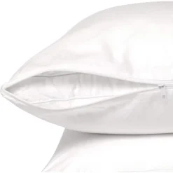 Circles Home 100% Cotton Breathable Pillow Protector With Zipper – (2 Pack) 15 Circles Home 100% Cotton Breathable Pillow Protector With Zipper – (2 Pack) -Bedding Discounts GUEST 952748e9 d8ec 4d66 8c7d 43f4e80a2934