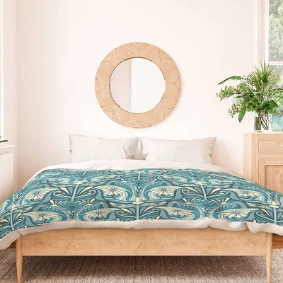 Jenean Morrison Mirror Image Duvet Cover Set Blue - Deny Designs 2 Jenean Morrison Mirror Image Duvet Cover Set Blue - Deny Designs - Image 2