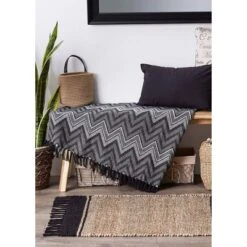 50"x60" Zig-Zag Chevron Throw Blanket - Design Imports -Bedding Discounts GUEST 954e434b 3a4f 43e3 a5f2 1b8c63737a09