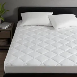 Sharper Image Cooling Touch Overfilled Microfiber Lightweight Deep Pocket Mattress Pad White -Bedding Discounts GUEST 95e3e67c 3630 4934 9d97 79296baf7951