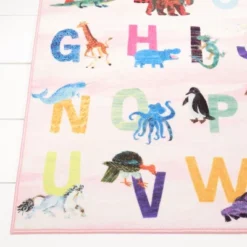 Eric Carle Alphabet Area Kids' Rug (4'11"x6'6") Pink - Home Dynamix -Bedding Discounts GUEST 95f01ab7 3d95 4b96 a090 920638530b99