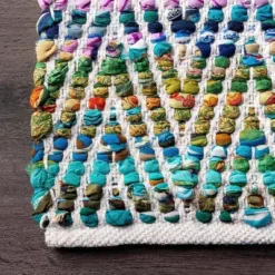 Hand Woven Chevron Eli Green Rug - NuLOOM -Bedding Discounts GUEST 9630154a f5c7 4d0d b7cd edcb2724aa03