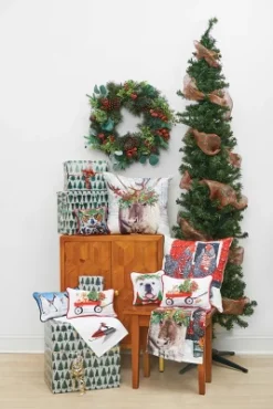 C&F Home Puppy Wagon Printed Throw Pillow -Bedding Discounts GUEST 966c873f 4f40 4347 b684 53055b1c8b96