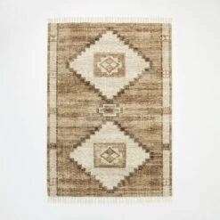 Double Medallion Persian Style Rug Tan - Threshold™ Designed With Studio McGee -Bedding Discounts GUEST 97cac890 26d8 4ae1 8521 544e554d1190