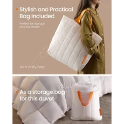 Down Comforter, Down Duvet, Queen Size Duvet Insert, Feather Comforter With Corner Loops, 90 X 90 Inches -Bedding Discounts GUEST 9901a831 375c 49f6 806c 13048ca63839