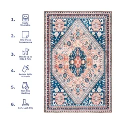 NuLOOM Nevaeh Machine Washable Bohemian Medallion Area Rug -Bedding Discounts GUEST 99409db2 0b51 4191 ba83 35e7c46efdf1