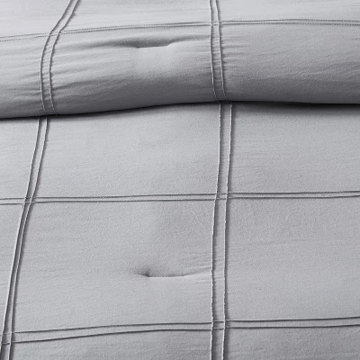 Femi Enzyme Washed Embroidered Comforter Set - Geneva Home Fashion 1 Femi Enzyme Washed Embroidered Comforter Set - Geneva Home Fashion