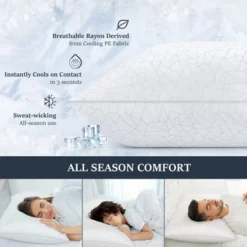 FAPO Queen Size Bed Pillows 2-Pack,High Quality Down Alternative Filled,Hotel Collection Pillows For Suitable For People With Cervical Pain -Bedding Discounts GUEST 99a67869 d014 40aa be89 388192dcdcdd