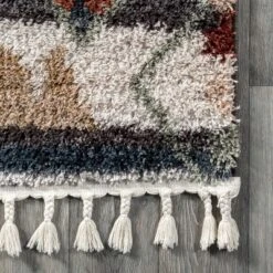 NuLOOM Southwestern Rosemarie Moroccan Tassel Shag Area Rug -Bedding Discounts GUEST 99d36958 f05c 477e ac11 6af95e913fc7