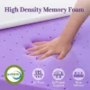 Aghana Digitals 3 Inch Gel Memory Foam Full Size Mattress Topper With Removable Cover