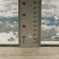 Trinity Modern Distressed Abstract Patio Area Rug Beige/Blue - Captiv8e Designs -Bedding Discounts GUEST 9d414d33 1825 467e 99ab 1156531afa38