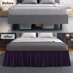 1 Piece Polyester Ruffled Durable Solid Bed Skirt With 16" Drop - PiccoCasa 7 1 Piece Polyester Ruffled Durable Solid Bed Skirt With 16" Drop - PiccoCasa -Bedding Discounts GUEST 9de842ed 836e 4c4b 972c 8bfdac6f3c5a
