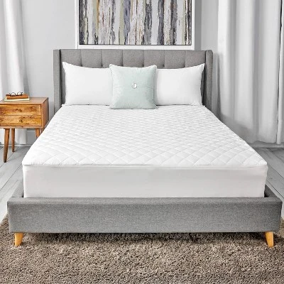 Sealy Twin Clean Comfort Mattress Pad: Hypoallergenic Microfiber Topper, Waterproof Protector, 200 Thread Count 3 Sealy Twin Clean Comfort Mattress Pad: Hypoallergenic Microfiber Topper, Waterproof Protector, 200 Thread Count - Image 3