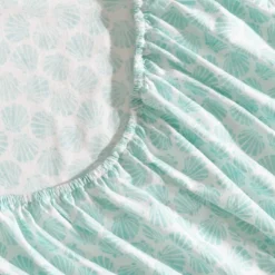 Laura Ashley Margate Shells Bright Blue Twin Sheet Set -Bedding Discounts GUEST 9f3f8d12 7595 47a5 a4f5 78f61f14e7cf