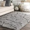4'x6' Machine Made Maisha Area Rug Dark Gray - NuLOOM