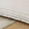 Sweet Jojo Designs Dust Ruffle Queen Bed Skirt Boho Fringe Ivory