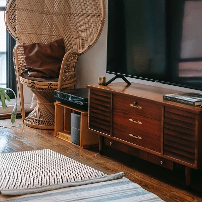 Nevlers Non-Slip Rug Pad 3'x5' - White 1 Nevlers Non-Slip Rug Pad 3'x5' - White