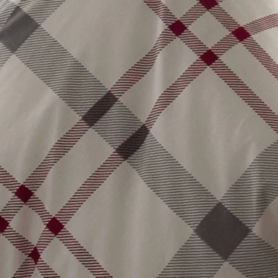 Portage Bay Plaid Duvet Cover And Sham Set Silver - Eddie Bauer® 3 Portage Bay Plaid Duvet Cover And Sham Set Silver - Eddie Bauer® - Image 3