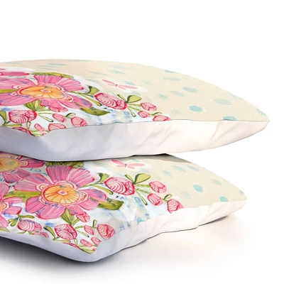 Cori Dantini And Then Spring Sprang Lightweight Pillowcase Standard Pink - Deny Designs 2 Cori Dantini And Then Spring Sprang Lightweight Pillowcase Standard Pink - Deny Designs - Image 2