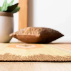 2'3"x14' Geometric Design Woven Runner Brown - Safavieh -Bedding Discounts GUEST a285c787 2b07 43b3 b3cd c50abcfc02d1