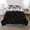 Hello Kitty And Friends Queen Bedding Bundle: Multicolored Comforter Set With Sheets & Pillowcases, Polyester, 7-Piece