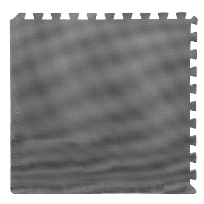 Foam Flooring Tiles - 18-Pack Interlocking EVA Foam Pieces Non-Toxic Floor Padding For Playroom Gym Or Basement By Stalwart (Gray) 6 Foam Flooring Tiles - 18-Pack Interlocking EVA Foam Pieces Non-Toxic Floor Padding For Playroom Gym Or Basement By Stalwart (Gray) - Image 6