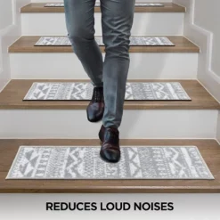 World Rug Gallery Modern Geometric Non-Slip Stair Treads 11 World Rug Gallery Modern Geometric Non-Slip Stair Treads -Bedding Discounts GUEST a9c9f9cd f64d 46f3 876a 5b56b7d7c1ca