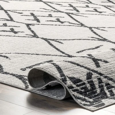 NuLOOM Machine Washable Global Trellis Area Rug 3 NuLOOM Machine Washable Global Trellis Area Rug - Image 3