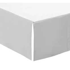 EVERYDAY KIDS Light Gray Pleated Crib Skirt – 100% Cotton, 14” Drop, Split Corners For Easy Use – Neutral Nursery Bedding For Boys And Girls -Bedding Discounts GUEST aa934e0b 4227 42b2 8bc3 0546ac864840