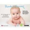 Bundle Of Dreams White Organic Zipper Mini 5" Crib Mattress Cover