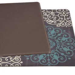 World Rug Gallery Contemporary Modern Floral Anti Fatigue Standing Mat -Bedding Discounts GUEST ab6e830e 9dab 4ec6 bd24 902346a34cef