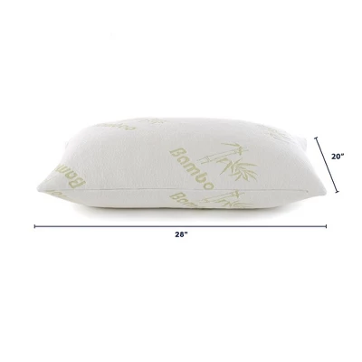 Cheer Collection Shredded Memory Foam Pillow With Washable Rayon From Bamboo Cover 2 Cheer Collection Shredded Memory Foam Pillow With Washable Rayon From Bamboo Cover - Image 2