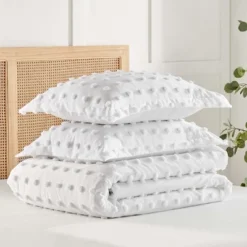 White Pom Pom Comforter Set - Levtex Home -Bedding Discounts GUEST adf6b2cc 105b 4aea 8623 3a04eed14af7