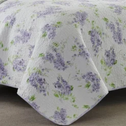 Keighley Reversible Quilt Set Purple - Laura Ashley -Bedding Discounts GUEST af32c1c7 a46b 4417 b69c 9d8fab67f8ec