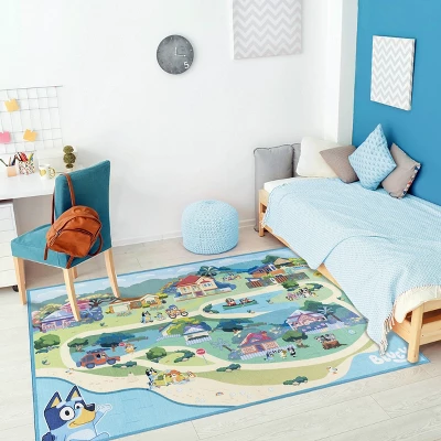 4'x5'9" Bluey Woven Area Rug 3 4'x5'9" Bluey Woven Area Rug - Image 3