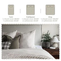 Peace Nest Linen Duvet Cover Set, Durable, Breathable & Moisture-Wicking, 3 Piece Bedding Set With Pillow Shams, Green, Twin, 68"x90" 13 Peace Nest Linen Duvet Cover Set, Durable, Breathable & Moisture-Wicking, 3 Piece Bedding Set With Pillow Shams, Green, Twin, 68"x90" -Bedding Discounts GUEST b05ae095 3768 444b 8a36 2ffc4b5c354b