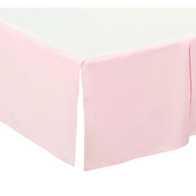 Everyday Kids Light Pink Pleated Crib Skirt – 100% Cotton Dust Ruffle For Baby Girls, Split Corners, 14” Drop – Fits Standard Crib Mattresses 4 Everyday Kids Light Pink Pleated Crib Skirt – 100% Cotton Dust Ruffle For Baby Girls, Split Corners, 14” Drop – Fits Standard Crib Mattresses - Image 4