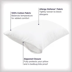 AllerEase 2pk Ultimate Pillow Protector -Bedding Discounts GUEST b1455aed 3104 4dae 9bc5 d117995cd6b1