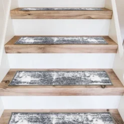 World Rug Gallery Distressed Contemporary Bohemian Non-Slip Stair Treads 12 World Rug Gallery Distressed Contemporary Bohemian Non-Slip Stair Treads -Bedding Discounts GUEST b1517776 0457 400b 98b5 cf01b4ccf04e