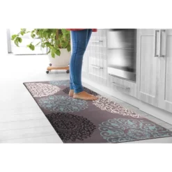 World Rug Gallery Contemporary Modern Floral Anti Fatigue Standing Mat -Bedding Discounts GUEST b1d3192a 4c3f 48a0 ac63 2cf0633ff4bc