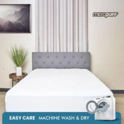 Micropuff Soft And Comfortable Mattress Pad - Durable Fabric - Odorless Filling - 100 GSM -Bedding Discounts GUEST b21851b1 d0a3 48a6 95d2 432881f70bd7