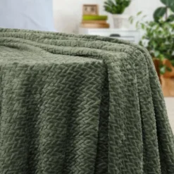 1 Pc Twin Polyester Flannel Fleece Bed Blankets Army Green - PiccoCasa 8 1 Pc Twin Polyester Flannel Fleece Bed Blankets Army Green - PiccoCasa -Bedding Discounts GUEST b2192b96 86d6 4c38 829d c07a90a30de4