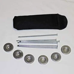 EEZ-RV Products Durable 9 X 12 Foot Reversible Outdoor Mat For Patios, Backyards, Campsites, & RV Pads W/ Carrying Case & Ground Stakes, Grey Vine -Bedding Discounts GUEST b2b1a04c e044 4a22 811d beac6f799b9c