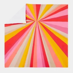 Sunburst Duvet Set Dark Pink/Salmon Pink/Tan - Trina Turk -Bedding Discounts GUEST b2cbae6a 0a10 4c12 b8e8 38892738f1b1