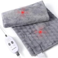 Weighted Heating Pad With 2 Massagers, 5lb Electric Heat Pad For Back, Neck & Shoulders, 12"x24" Grey With 3 Heat Levels & 3 Massage Modes 11 Weighted Heating Pad With 2 Massagers, 5lb Electric Heat Pad For Back, Neck & Shoulders, 12"x24" Grey With 3 Heat Levels & 3 Massage Modes -Bedding Discounts GUEST b3aeda56 3a6e 4f05 b9f3 0b2e40e55d38