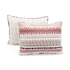 Southwest Stripe Quilt & Sham Set Red/Neutral - Lush Décor -Bedding Discounts GUEST b4496a08 d370 4b25 b2da 5d3f8e0b05db